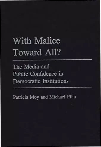 With Malice Toward All? cover