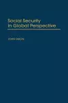 Social Security in Global Perspective cover