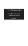 Post-Mao China cover