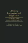 Effective Environmental Regulation cover