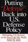 Putting Defense Back into U.S. Defense Policy cover