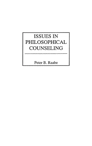 Issues in Philosophical Counseling cover