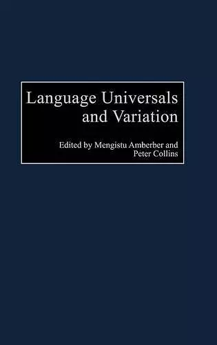 Language Universals and Variation cover