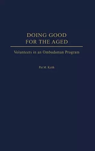 Doing Good for the Aged cover