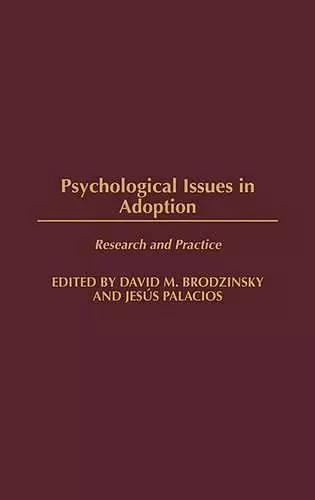 Psychological Issues in Adoption cover