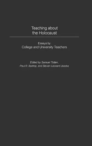 Teaching about the Holocaust cover