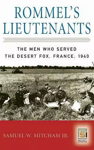 Rommel's Lieutenants cover