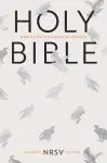 NRSV Catholic Bible, Anglicised Edition, Cream Hardback, Silver Foiled Eagle, Two Ribbon Markers, NRSV New Revised Standard Version, Hardback, Standard size cover