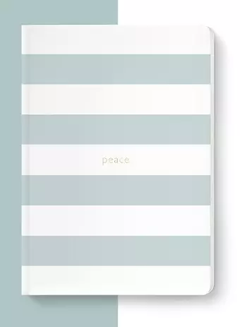 Spirit Stationery Striped A5 Notebook cover