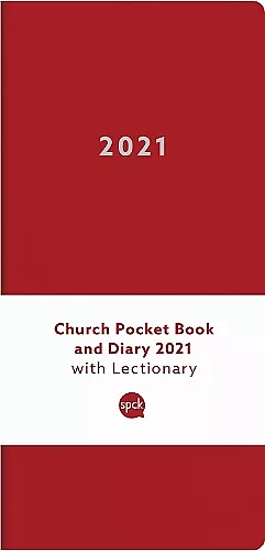 Church Pocket Book and Diary 2021 Red cover