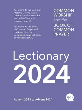 Common Worship Lectionary 2024 cover