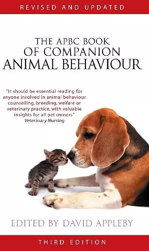 The APBC Book of Companion Animal Behaviour cover