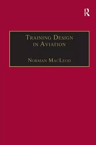 Training Design in Aviation cover