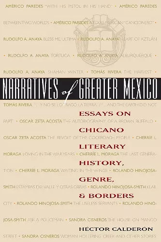 Narratives of Greater Mexico cover