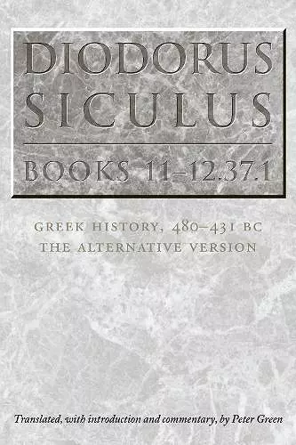 Diodorus Siculus, Books 11-12.37.1 cover
