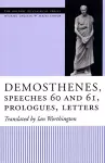 Demosthenes, Speeches 60 and 61, Prologues, Letters cover
