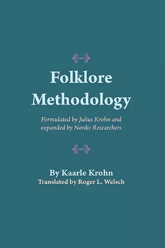 Folklore Methodology cover