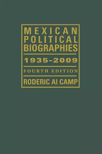 Mexican Political Biographies, 1935-2009 cover