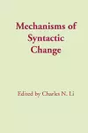 Mechanisms of Syntactic Change cover