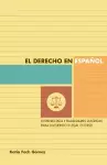 El derecho en español cover