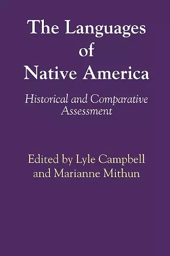 The Languages of Native America cover