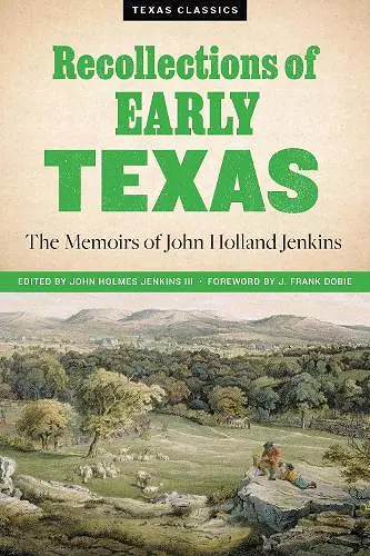 Recollections of Early Texas cover