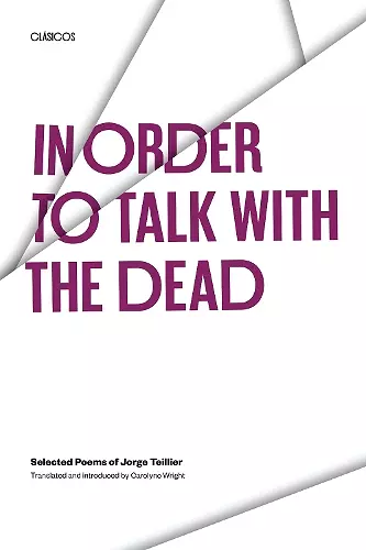 In Order to Talk with the Dead cover