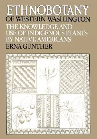 Ethnobotany of Western Washington cover