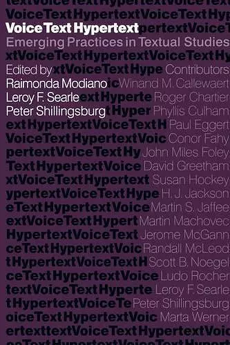 Voice, Text, Hypertext cover