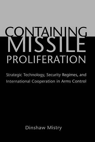 Containing Missile Proliferation cover