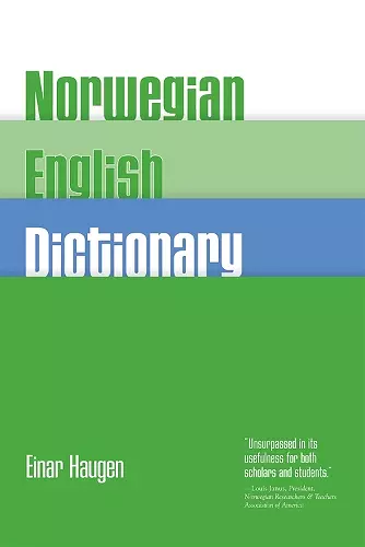 Norwegian-English Dictionary cover