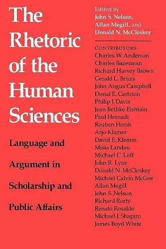 The Rhetoric of the Human Sciences cover