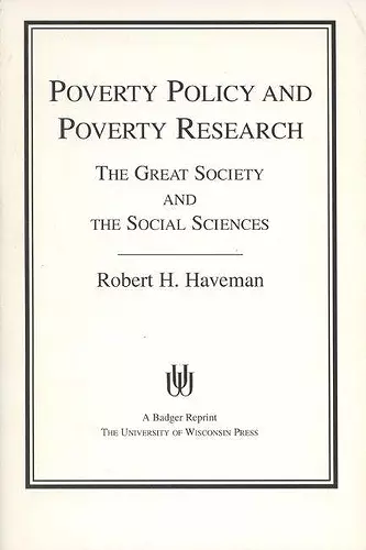 Poverty Policy And Poverty Research cover