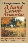 Companion to a Sand County Almanac cover