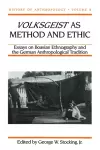 Volksgeist As Method and Ethic cover