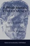The Private Journals of Edvard Munch cover