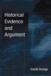 Historical Evidence and Argument cover