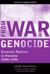 From War to Genocide cover