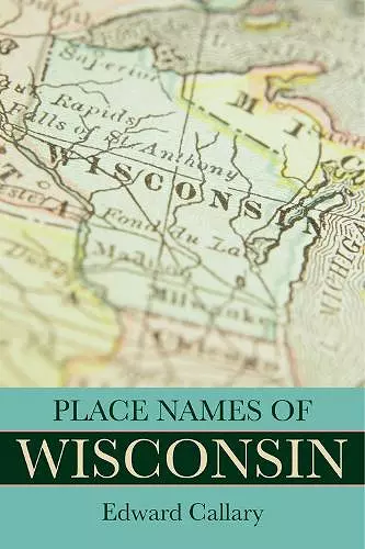 Place Names of Wisconsin cover