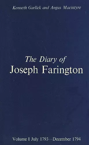 The Diary of Joseph Farington cover