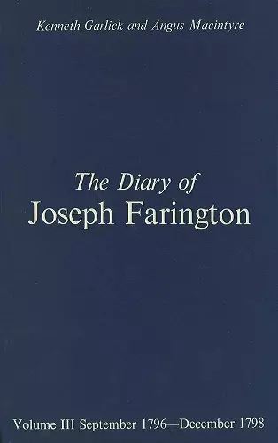 The Diary of Joseph Farington cover