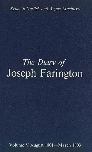 The Diary of Joseph Farington cover