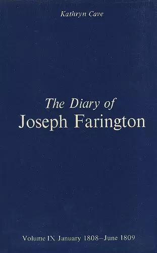 The Diary of Joseph Farington cover