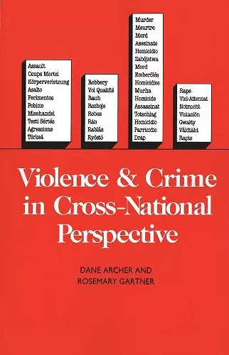 Violence and Crime in Cross-National Perspective cover