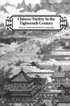 Chinese Society in the Eighteenth Century cover