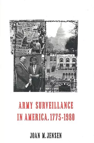 Army Surveillance in America, 1775-1980 cover