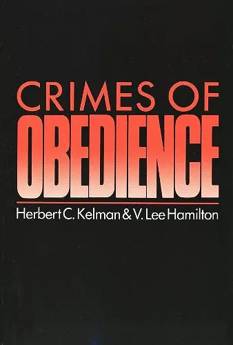 Crimes of Obedience cover