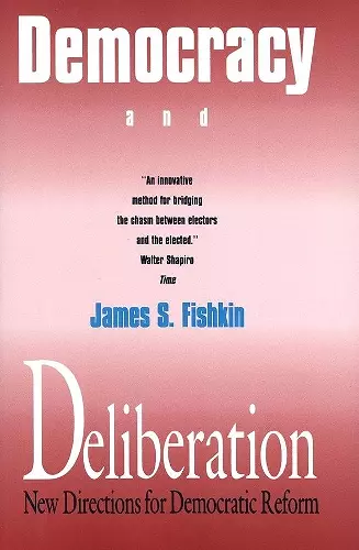 Democracy and Deliberation cover