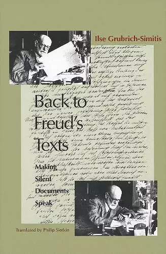 Back to Freud's Texts cover