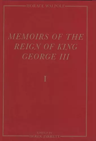 Memoirs of the Reign of King George III cover